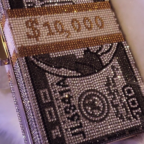 Money 💰💵Bling purse 💎💎 - Picture 3 of 6